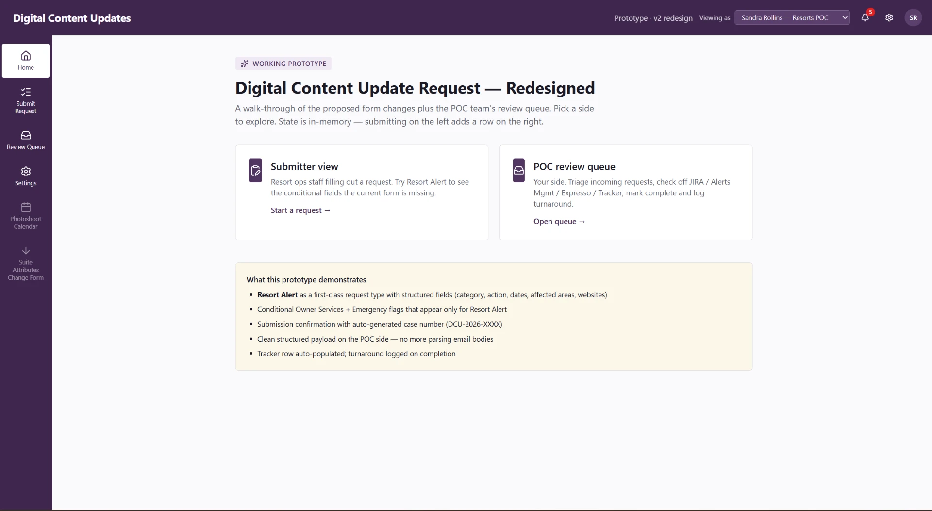DCUR Revamp preview