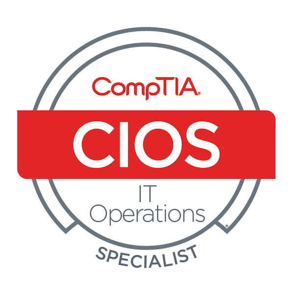 CompTIA IT Operations Specialist (CIOS) certification badge